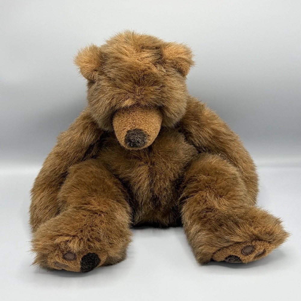ORIGINAL SAMPLE timber Grizzly Bear Russ Berrie One Of A Kind 16"